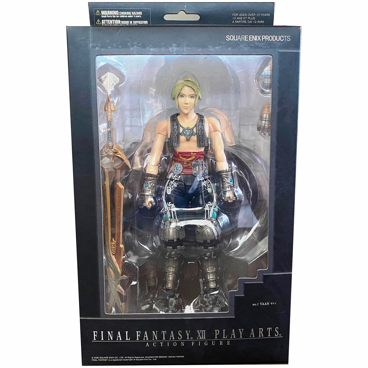 Boneco Final Fantasy XII Play Arts No.1 Vaan Square Enix Products